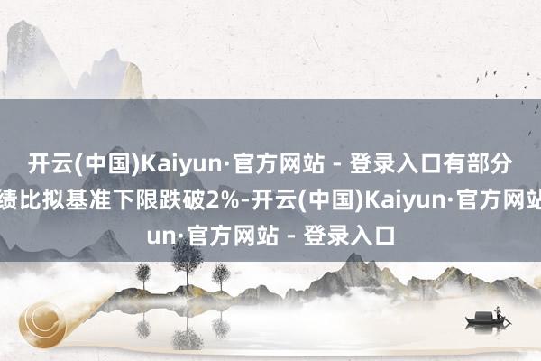 开云(中国)Kaiyun·官方网站 - 登录入口有部分答理家具功绩比拟基准下限跌破2%-开云(中国)Kaiyun·官方网站 - 登录入口