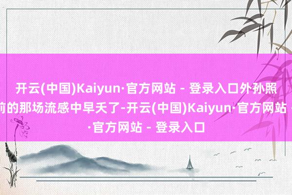 开云(中国)Kaiyun·官方网站 - 登录入口外孙照旧在三年前的那场流感中早夭了-开云(中国)Kaiyun·官方网站 - 登录入口